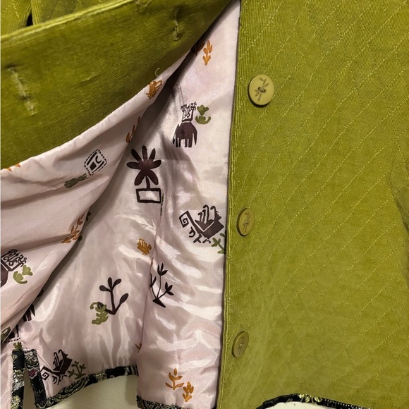 Hearts of Palm Green Utility Jacket with Stand-Up Collar - Picture 8 of 9